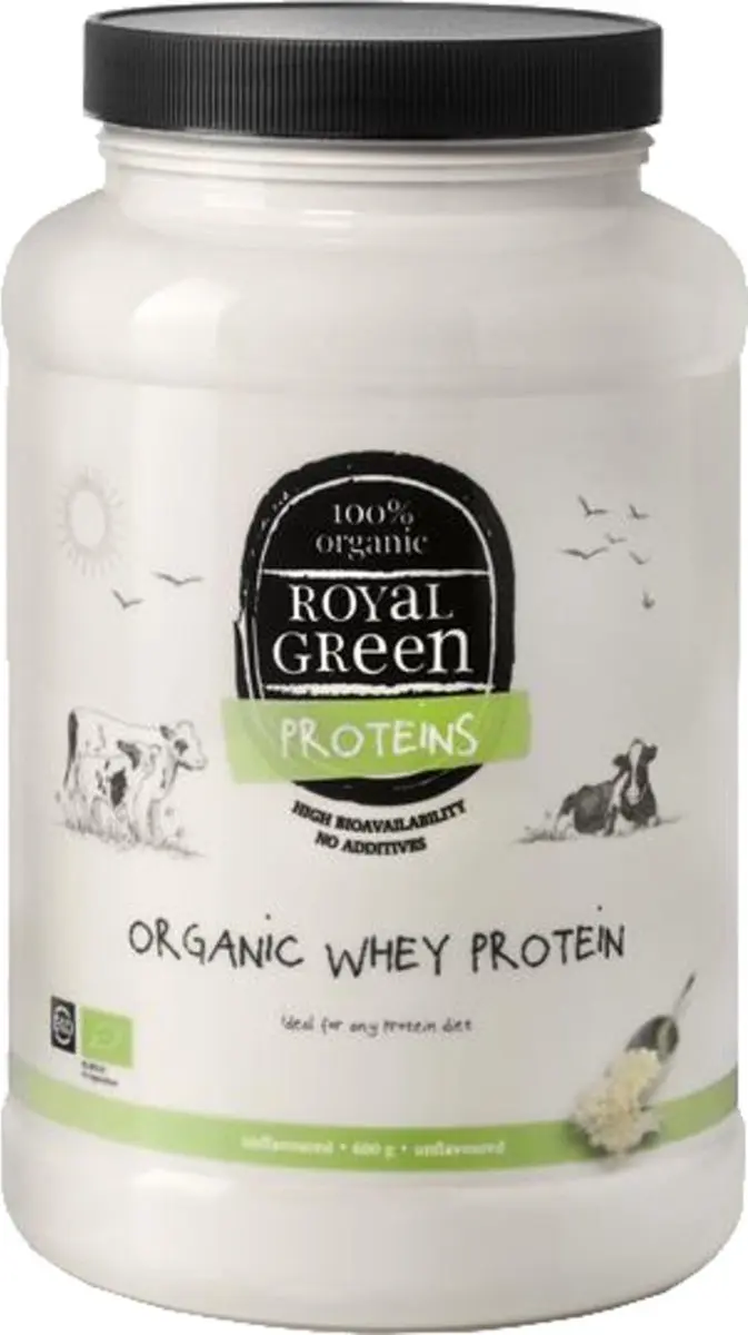 Royal Green Organic Whey Proteïne 600g