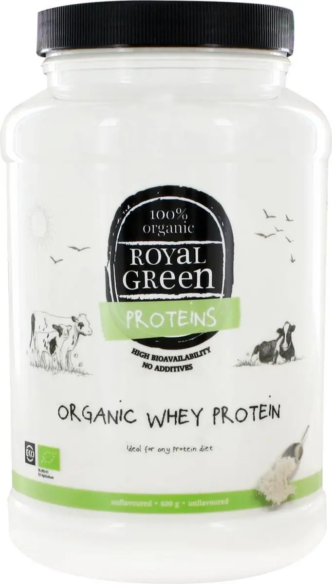 Royal Green Organic Whey Proteïne 600g