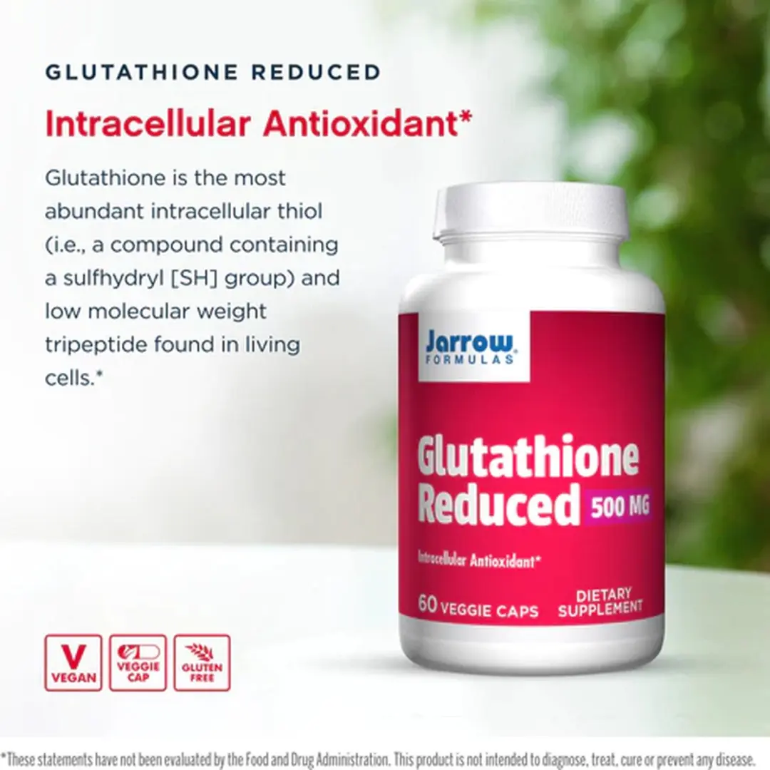 Jarrow Formulas Glutathione GSH 500mg - 120 Capsules