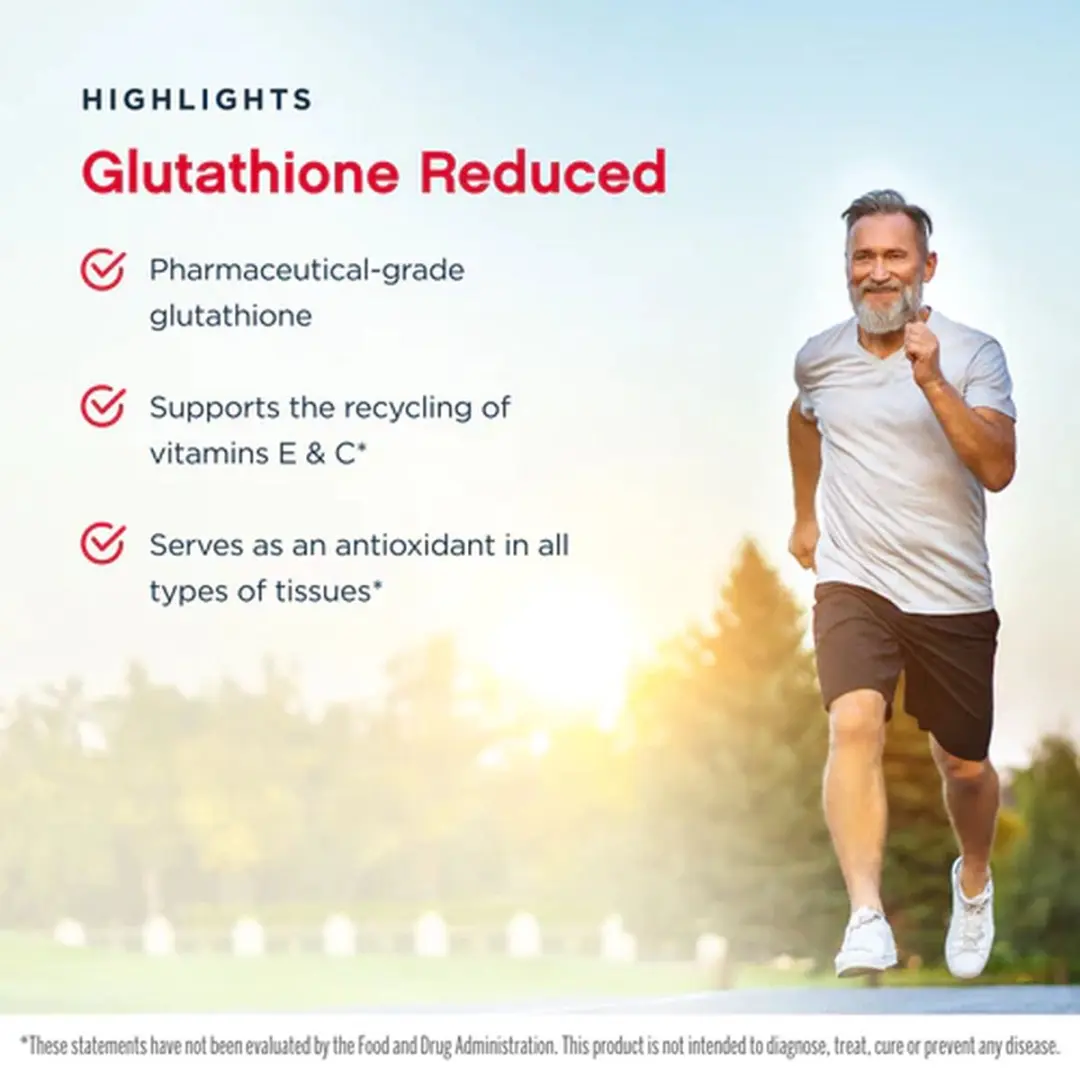 Jarrow Formulas Glutathione GSH 500mg - 120 Capsules