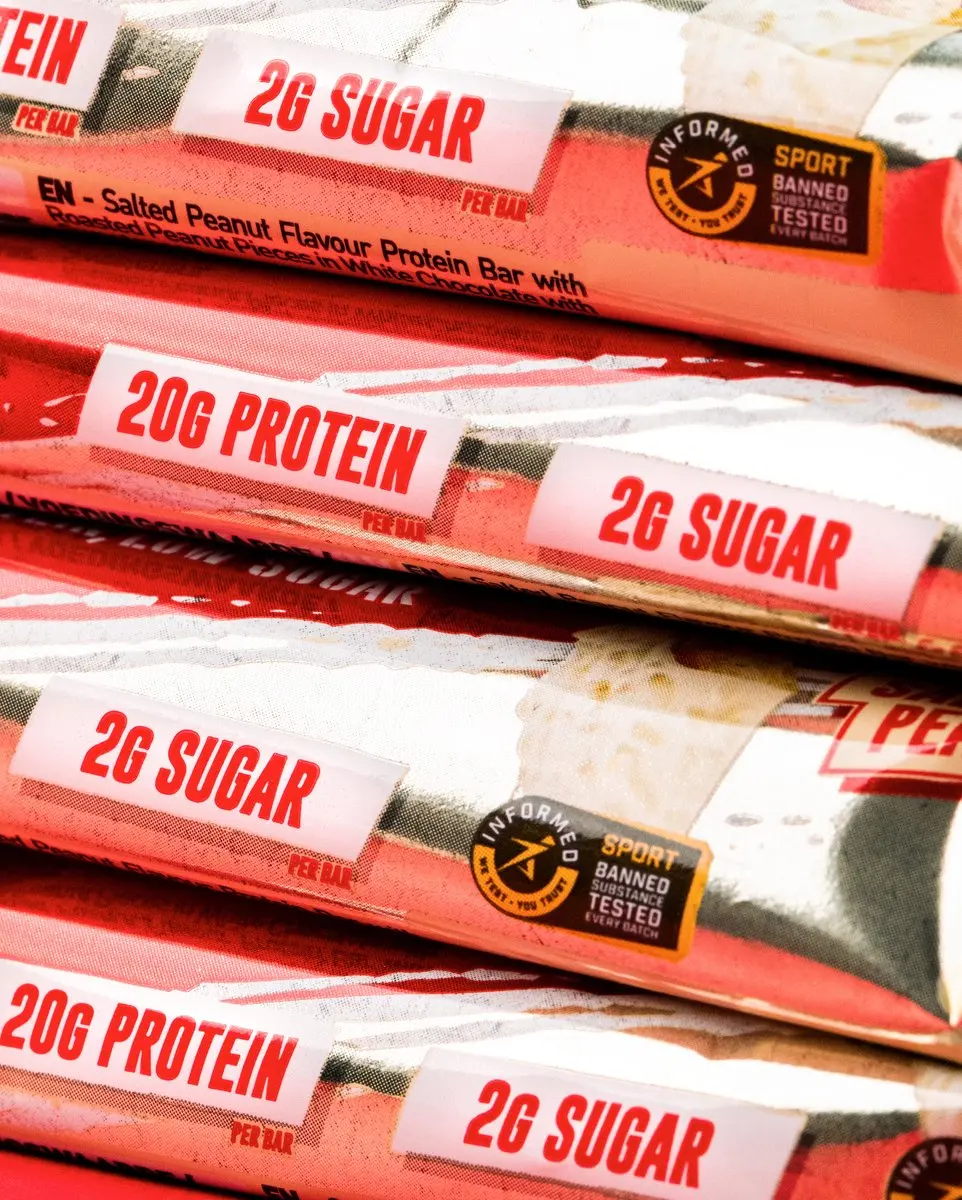 Grenade White Chocolate Salted Peanut Eiwitrepen - 12x60g