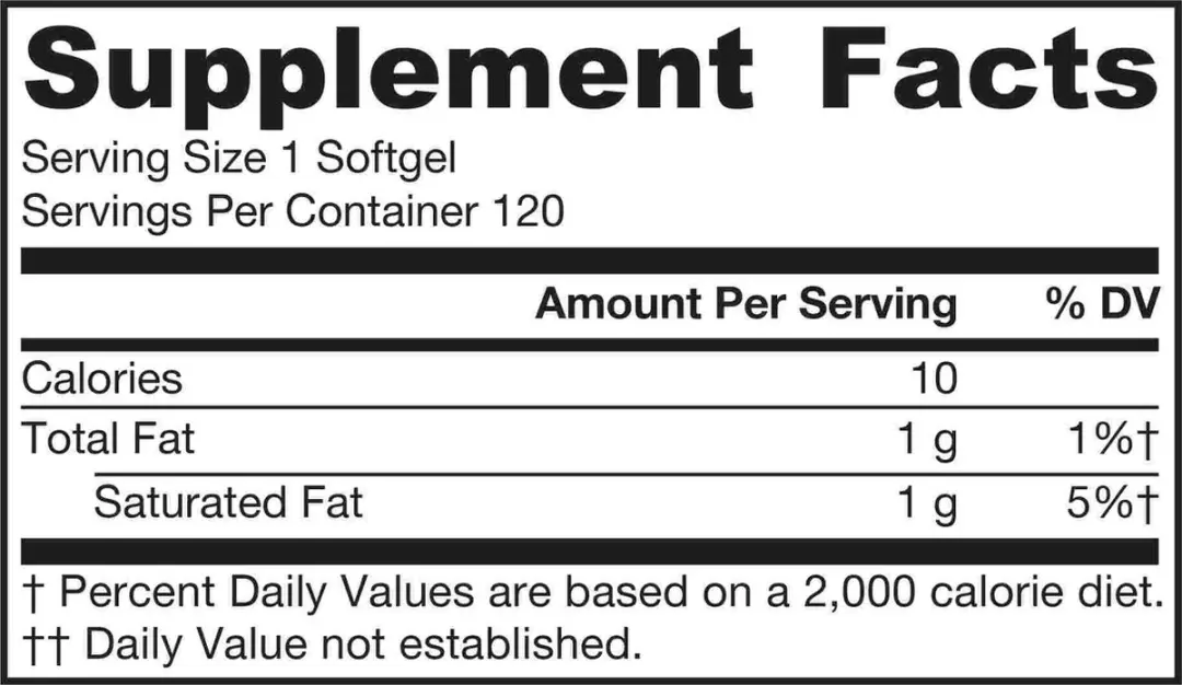 Jarrow Formulas Extra Virgin Kokosolie 1000mg - 120 Softgels