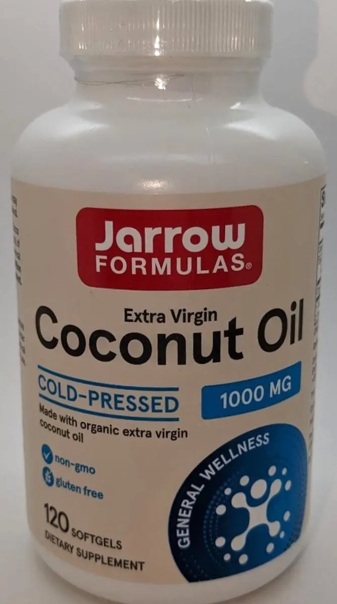 Jarrow Formulas Extra Virgin Kokosolie 1000mg - 120 Softgels