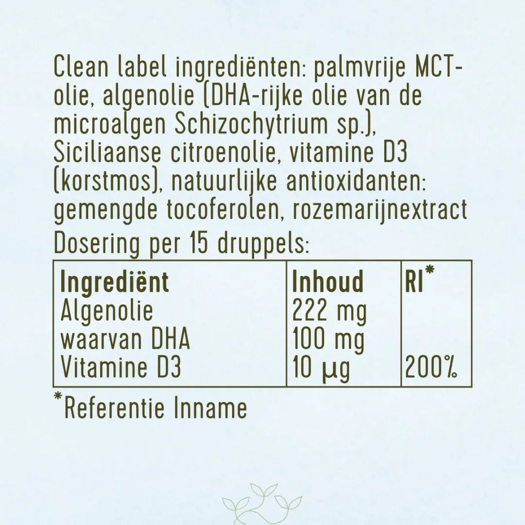 Laveen DHA Omega Drops Druppels - 30ml - Plantaardig