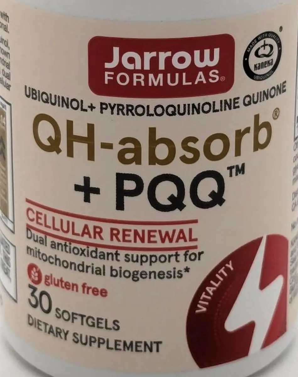Jarrow Formulas QH-absorb 100mg + PQQ 30 Softgels