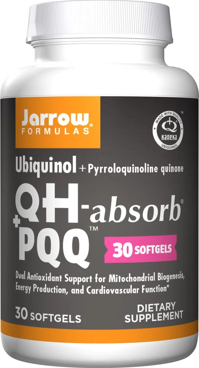 Jarrow Formulas QH-absorb 100mg + PQQ 30 Softgels