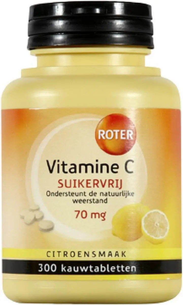 Roter Vitamine C 70mg Suikervrij - 3x300 Tabletten