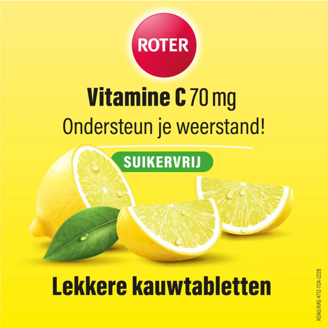 Roter Vitamine C 70mg Suikervrij - 3x300 Tabletten