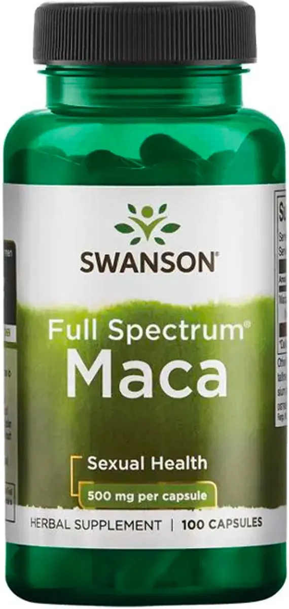 Swanson Maca 500mg Vegan Capsules