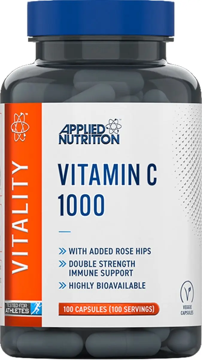 Applied Nutrition Vitamin-C 1000 + Rozenbottel 100 Tabletten