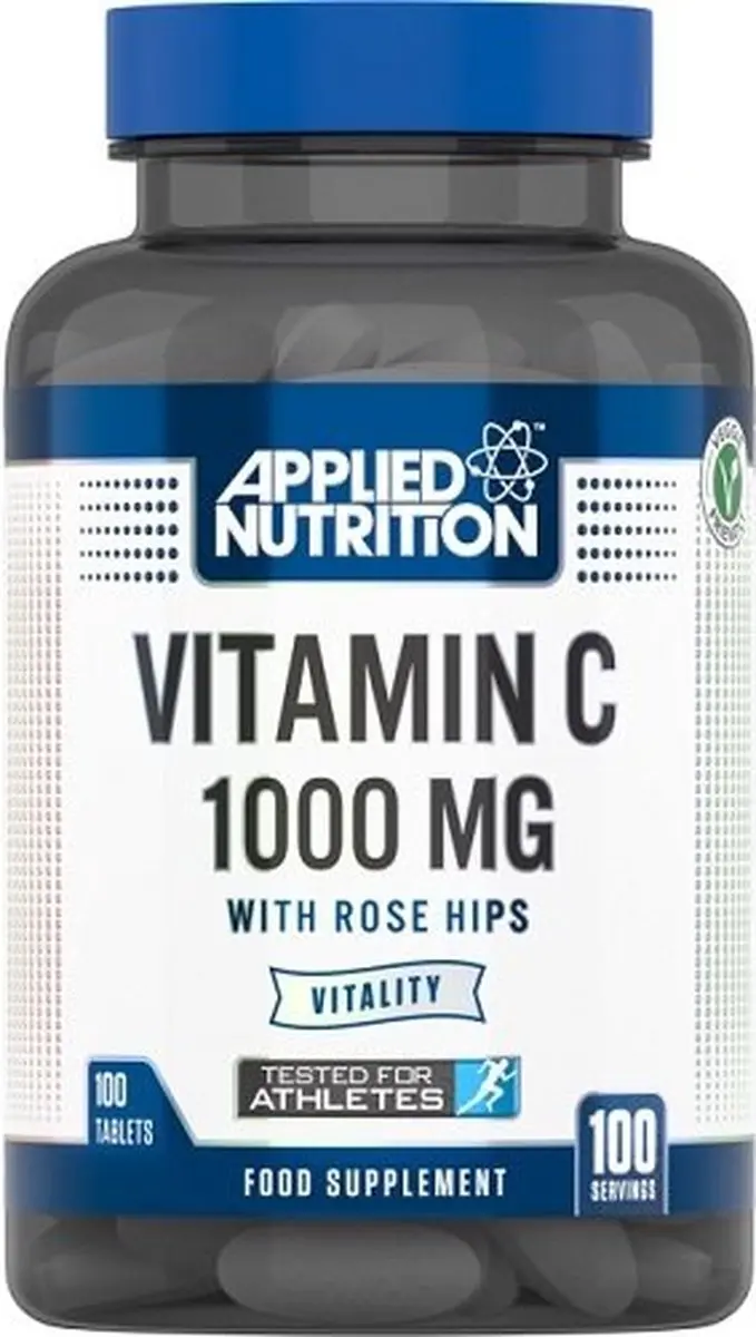 Applied Nutrition Vitamin-C 1000 + Rozenbottel 100 Tabletten