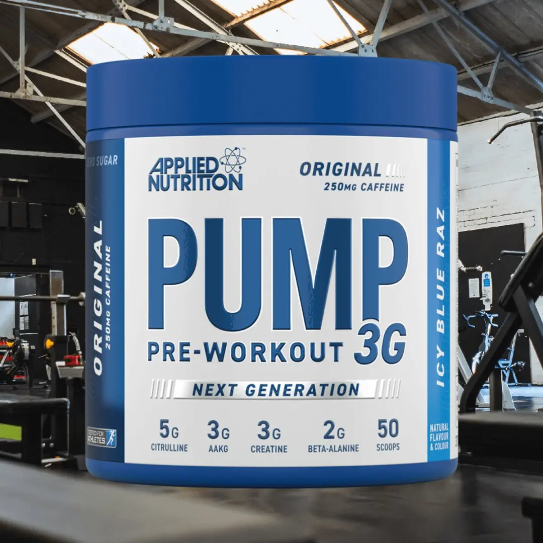 Applied Nutrition Pump 3G Pre-Workout Icy Blue Raz 375g