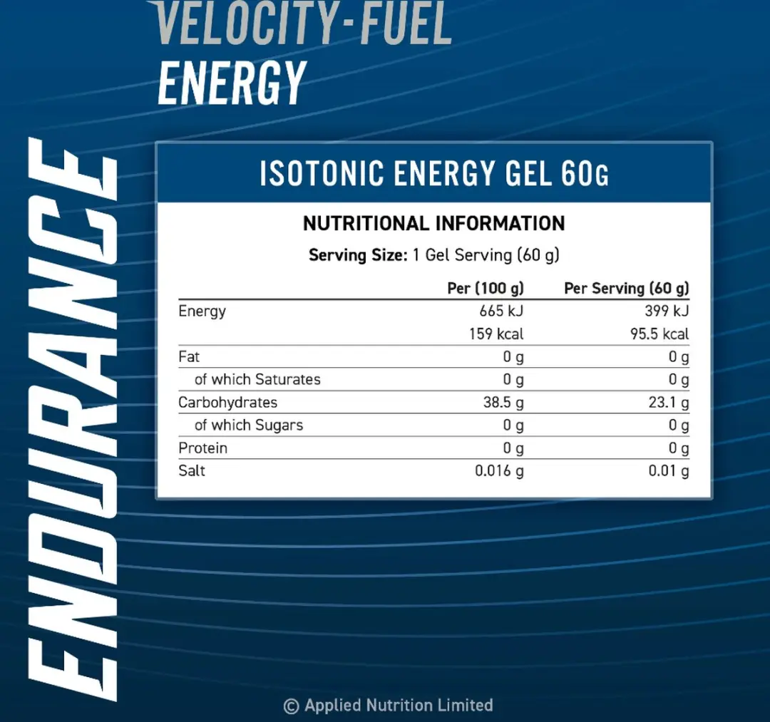 Applied Nutrition Velocity Fuel Sprint Energiegel 20x60ml - Fruit Burst