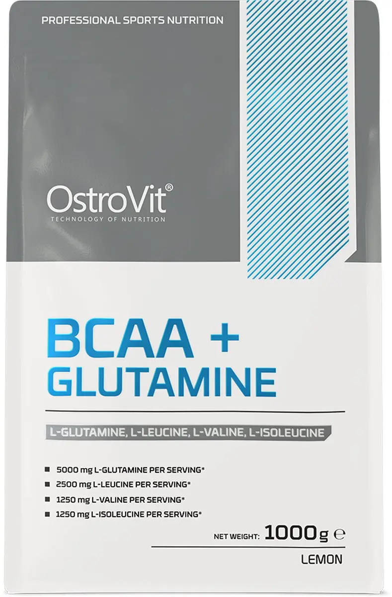 OstroVit BCAA + Glutamine 1000g - Citroen