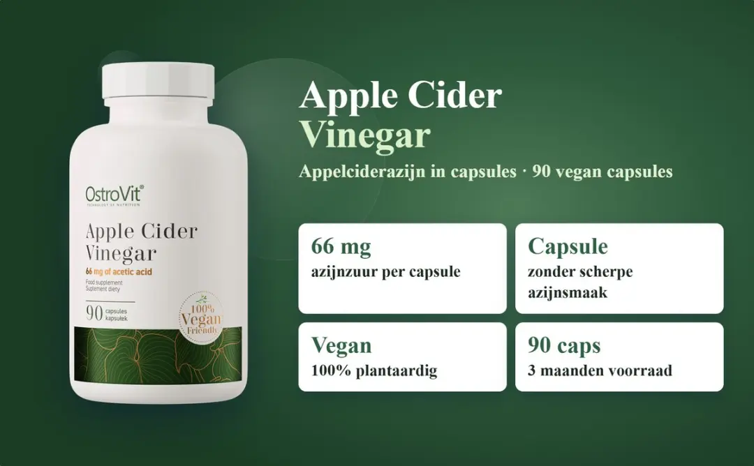 OstroVit Apple Cider Vinegar 90 Vegacapsules