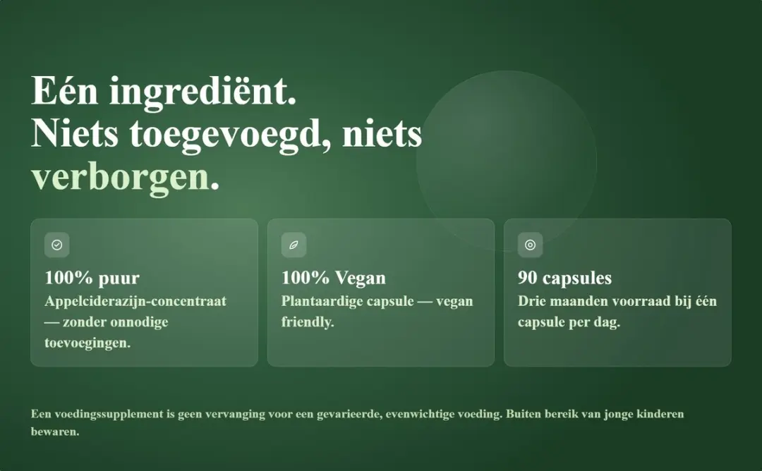 OstroVit Apple Cider Vinegar 90 Vegacapsules