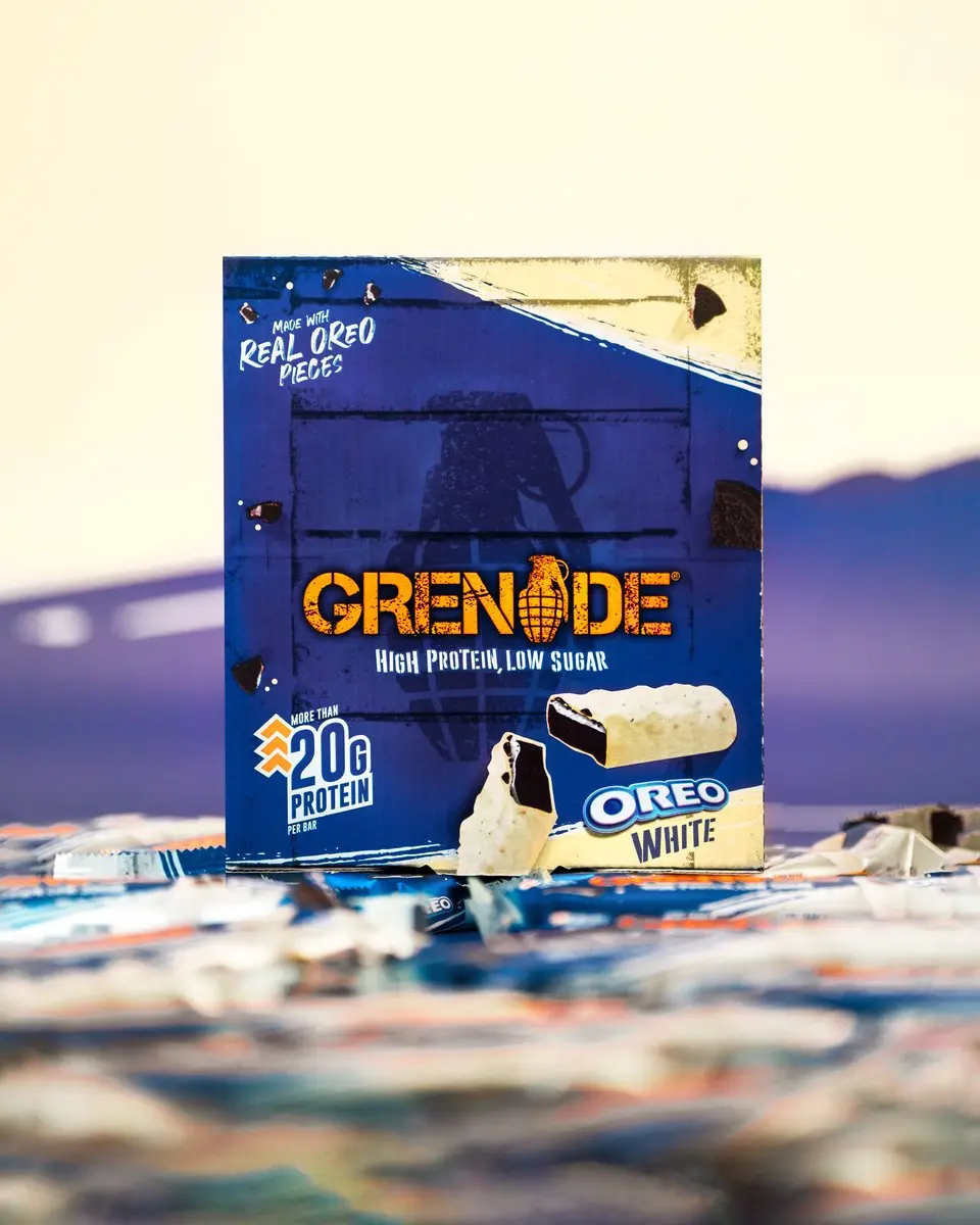 Grenade Eiwitreep Oreo White - 21g Eiwit - 12x60g