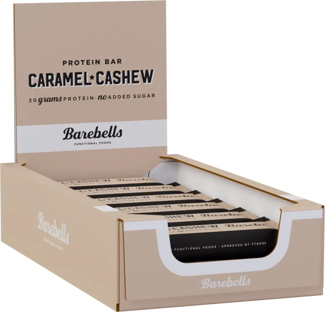 Barebells Eiwitreep Caramel/Cashew - 12x55g