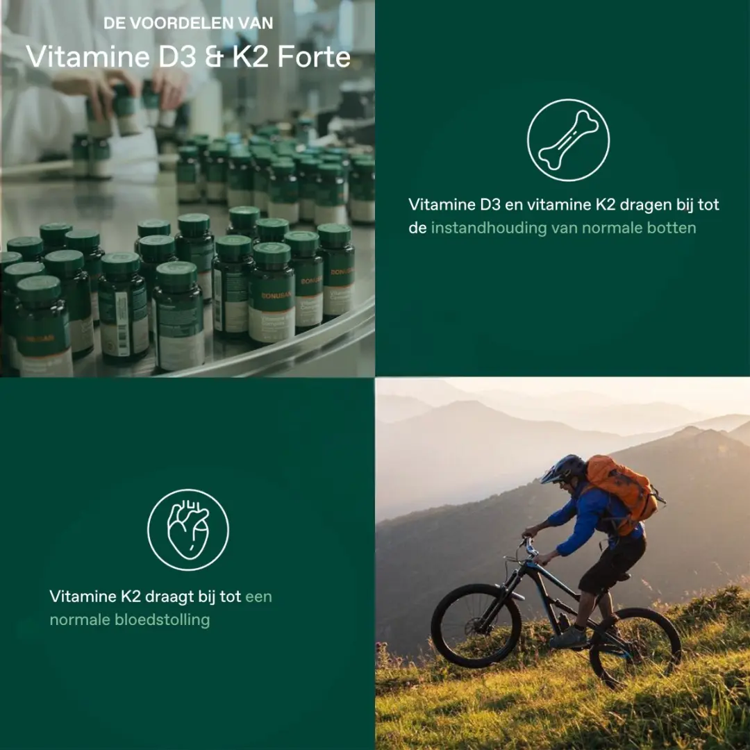 Bonusan Vitamine D3 & K2 Forte 60 Softgels - 60ml
