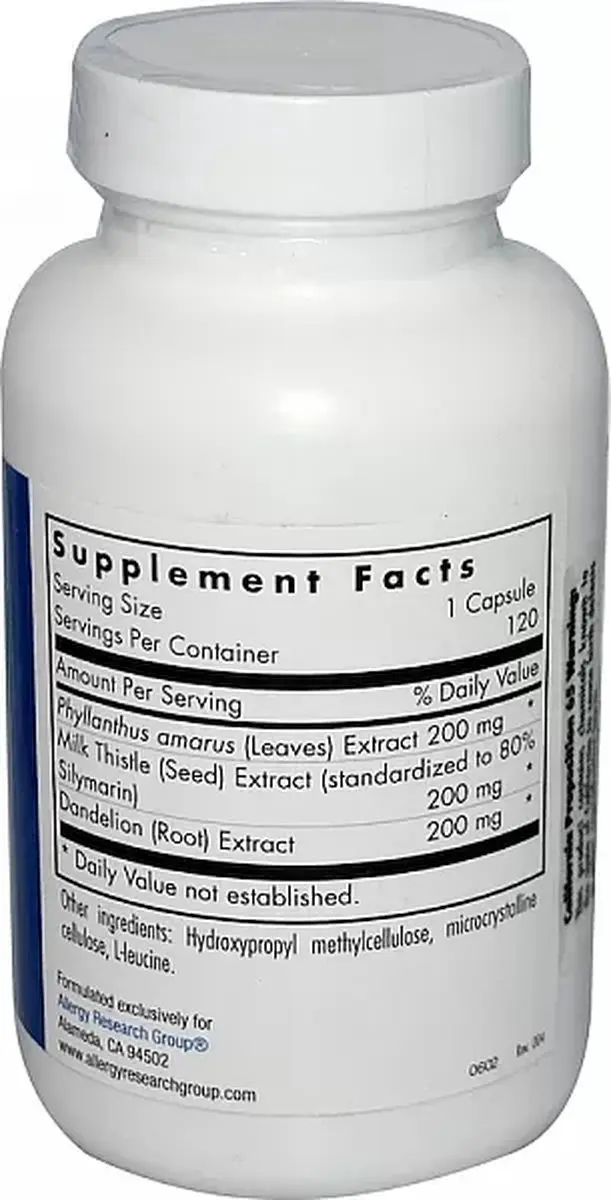 Allergy Research Group Phyllanthus Complex 120 Veggiecaps