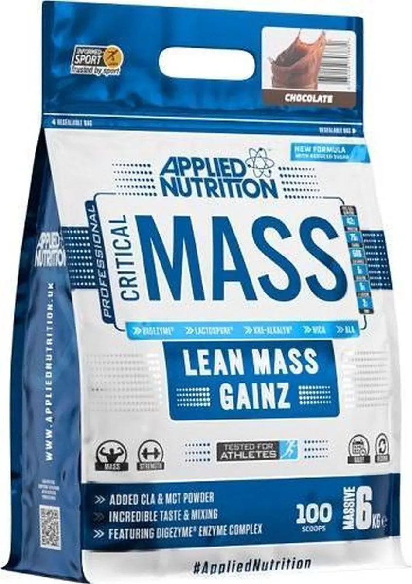 Applied Nutrition Critical Mass 6000g Mass Gainer