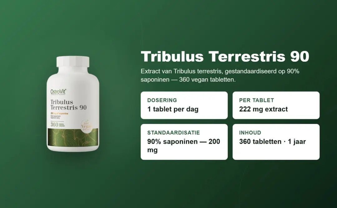 OstroVit Tribulus Terrestris VEGE 360 Tabletten - 360 Stuks