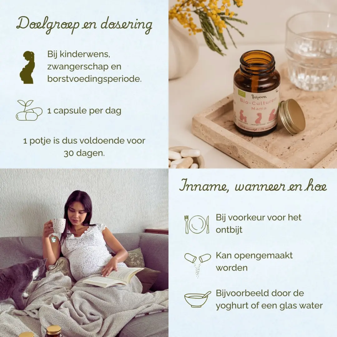 Laveen BIO Mama Culturen - 30 Vega Capsules