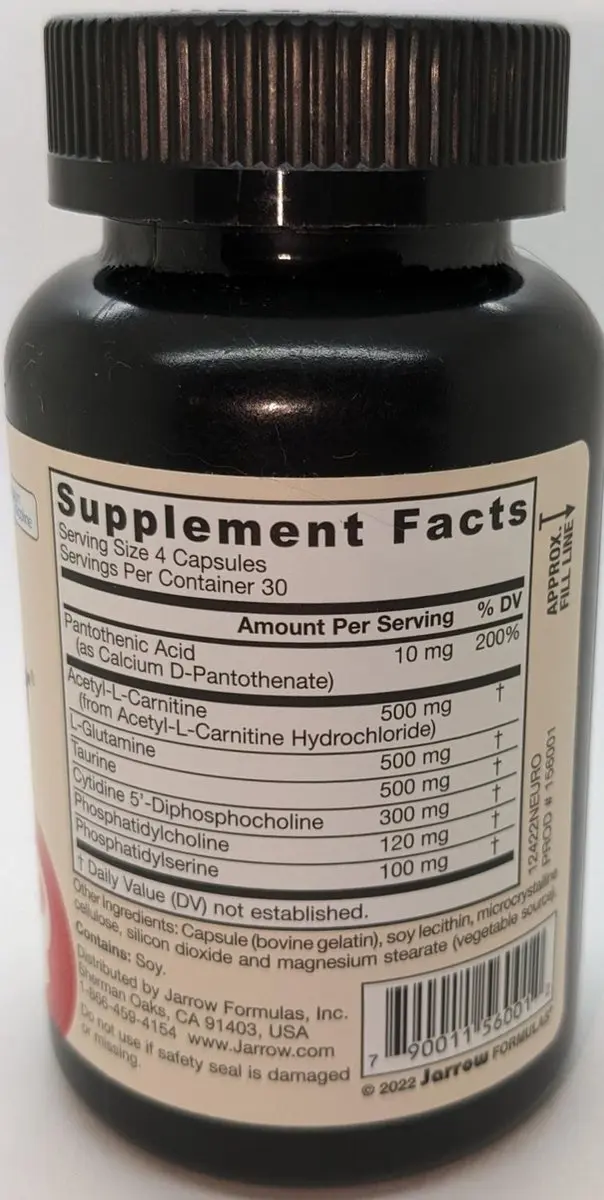Jarrow Formulas Neuro Optimizer 120 Capsules