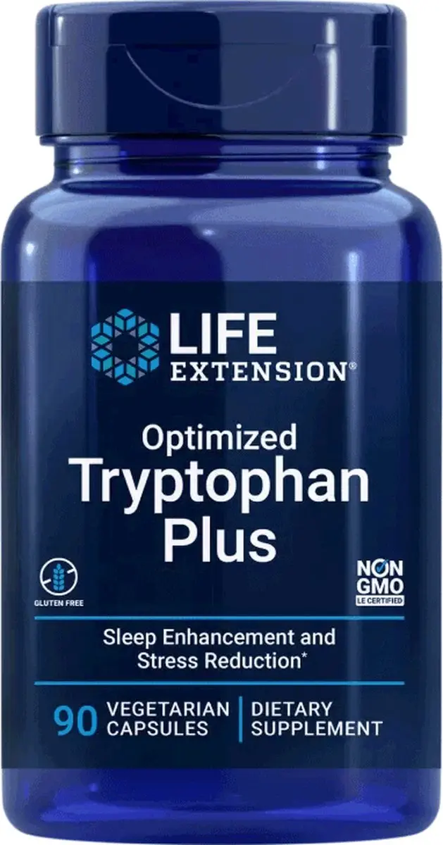 Life Extension Geoptimaliseerde Tryptofaan Plus 90 Capsules