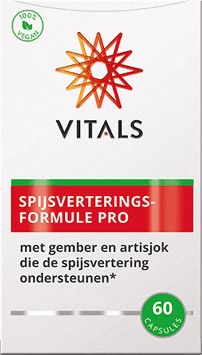 Vitals Spijsverteringsformule Pro 60 Capsules