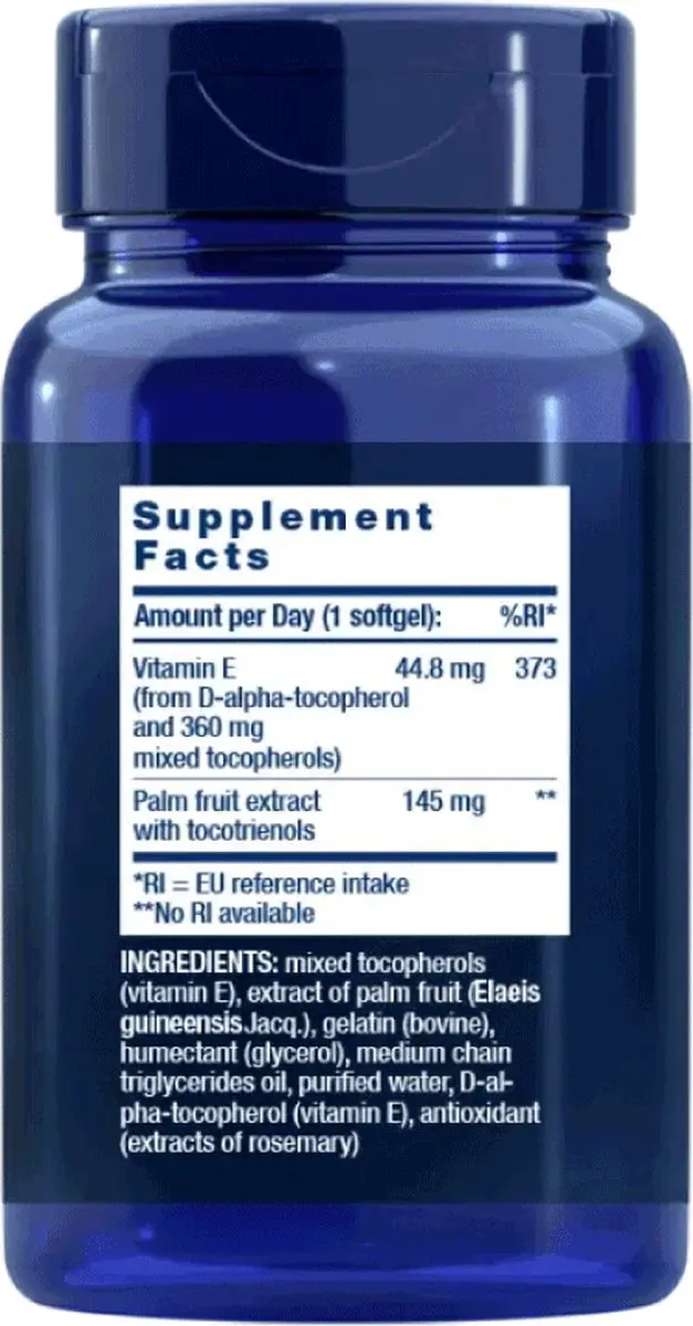 Life Extension Gamma E Compleet Spectrum 60 Softgels