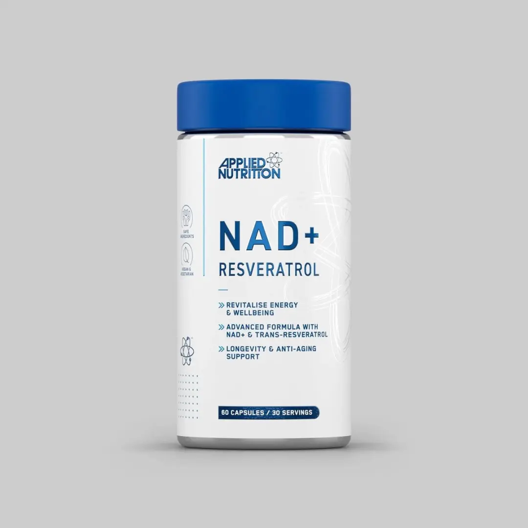 Applied Nutrition NAD+ Resveratrol 60 Capsules