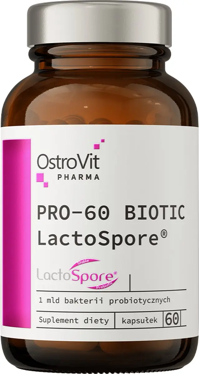 OstroVit Pharma PRO-60 BIOTIC LactoSpore Capsules - 60 Stuks