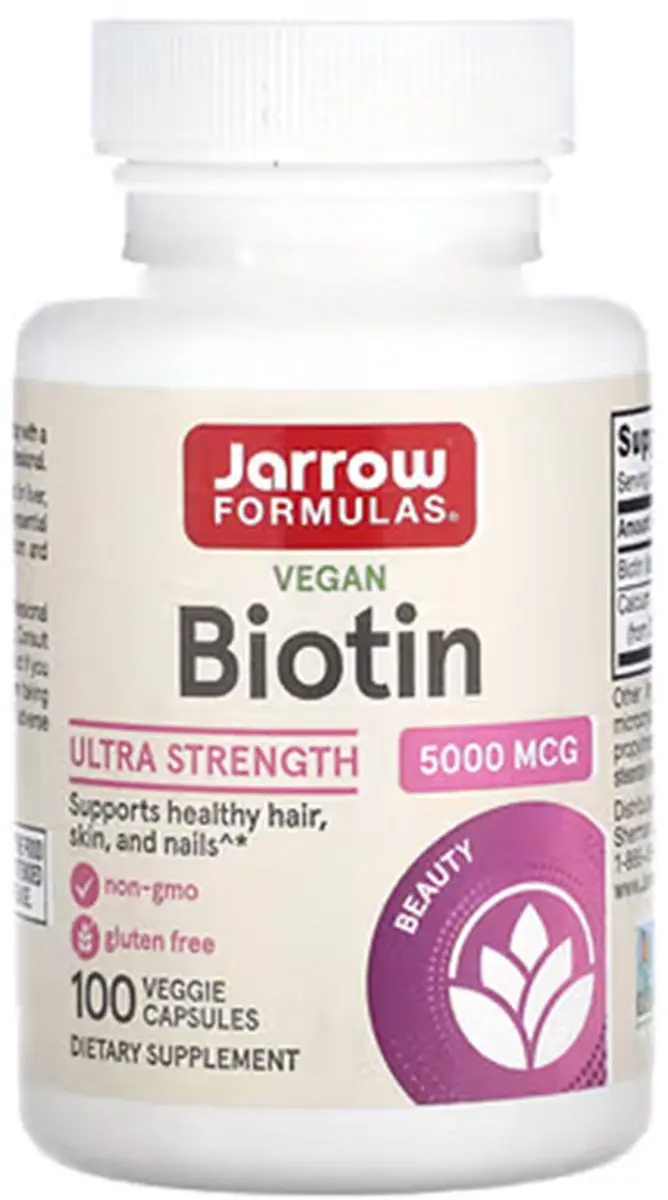 Jarrow Formulas Biotine 5mg Capsules - 100 Stuks