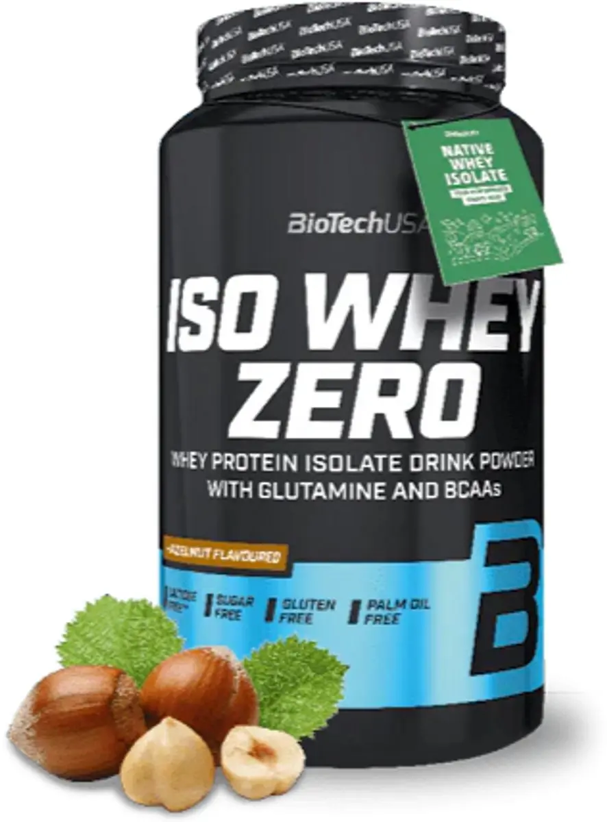 BioTechUSA ISO WHEY Zero Hazelnoot 908g