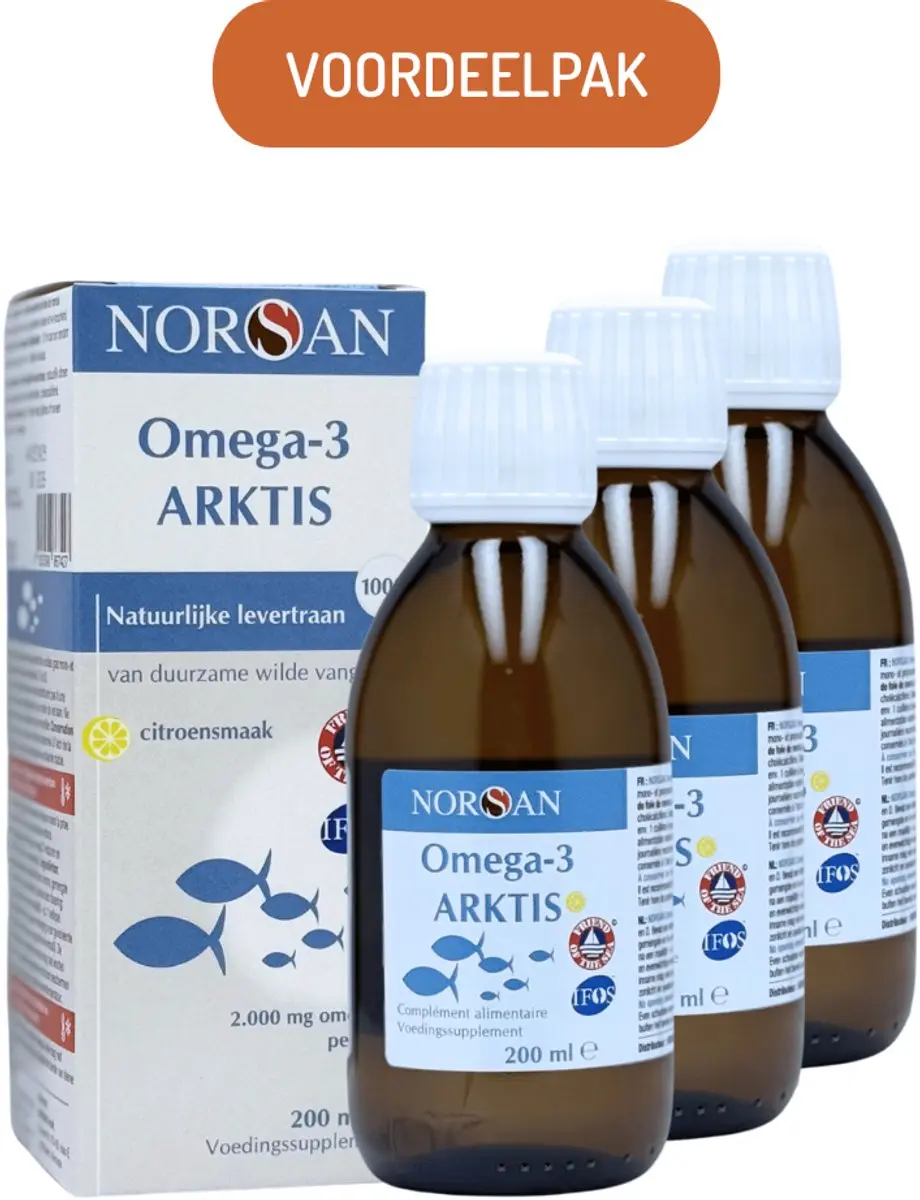 Norsan Omega-3 Arktis Natuurlijk Levertraan