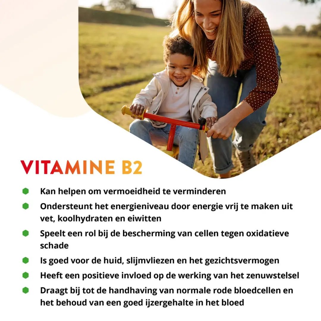 Vitals Vitamine B2 25mg - 100 Capsules