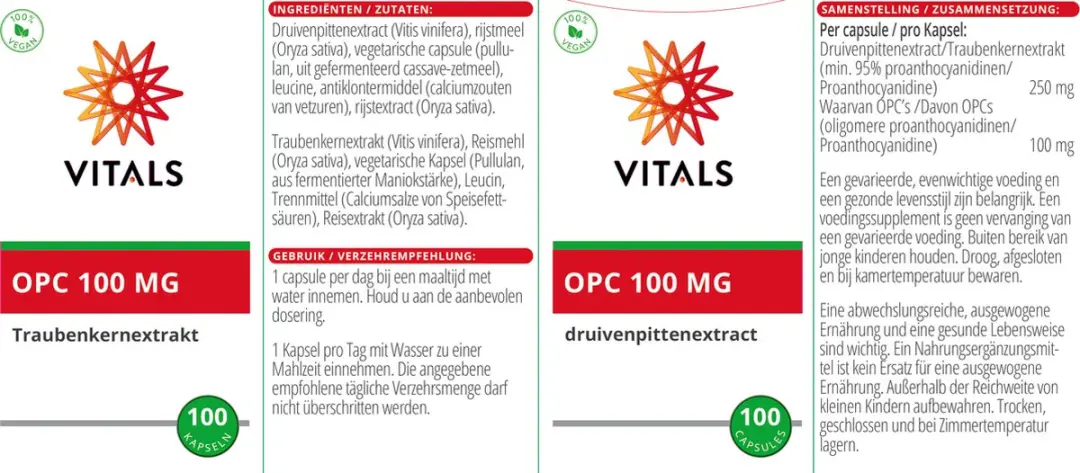 Vitals Salvestrol Platinum 60 Vegicaps - 35g