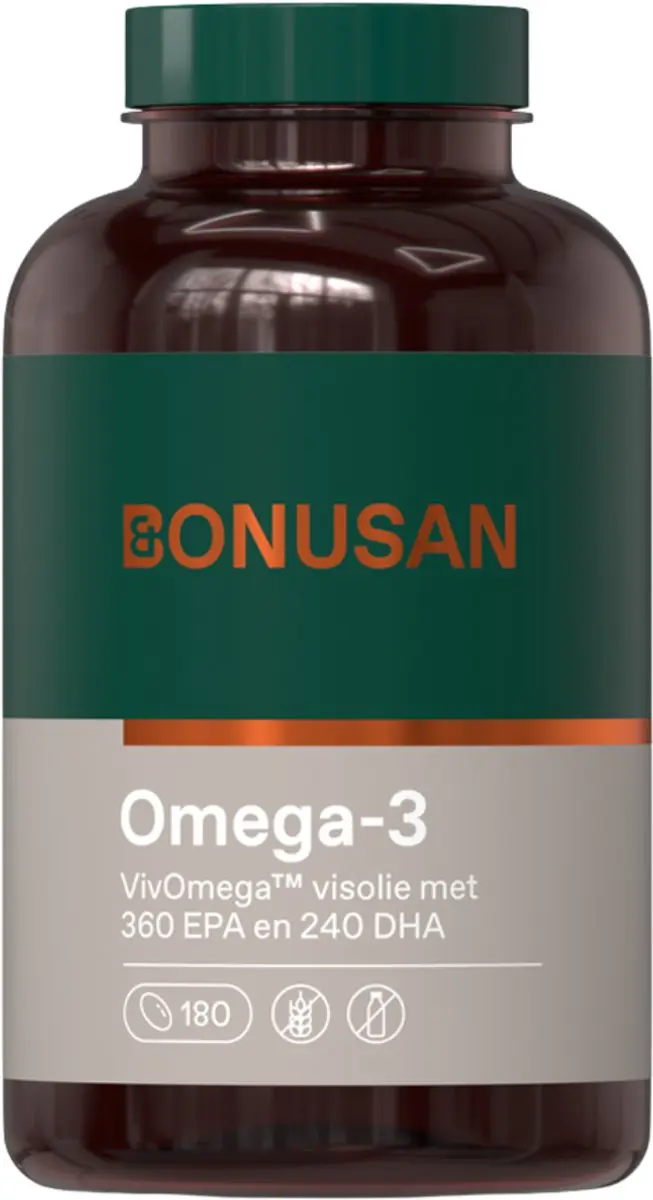 Bonusan Omega-3 Visolie Capsules 180 Stuks