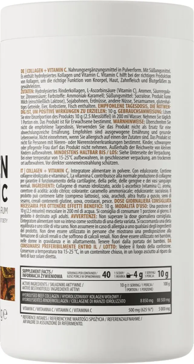 OstroVit Collageen + Vitamine C 400g Poeder