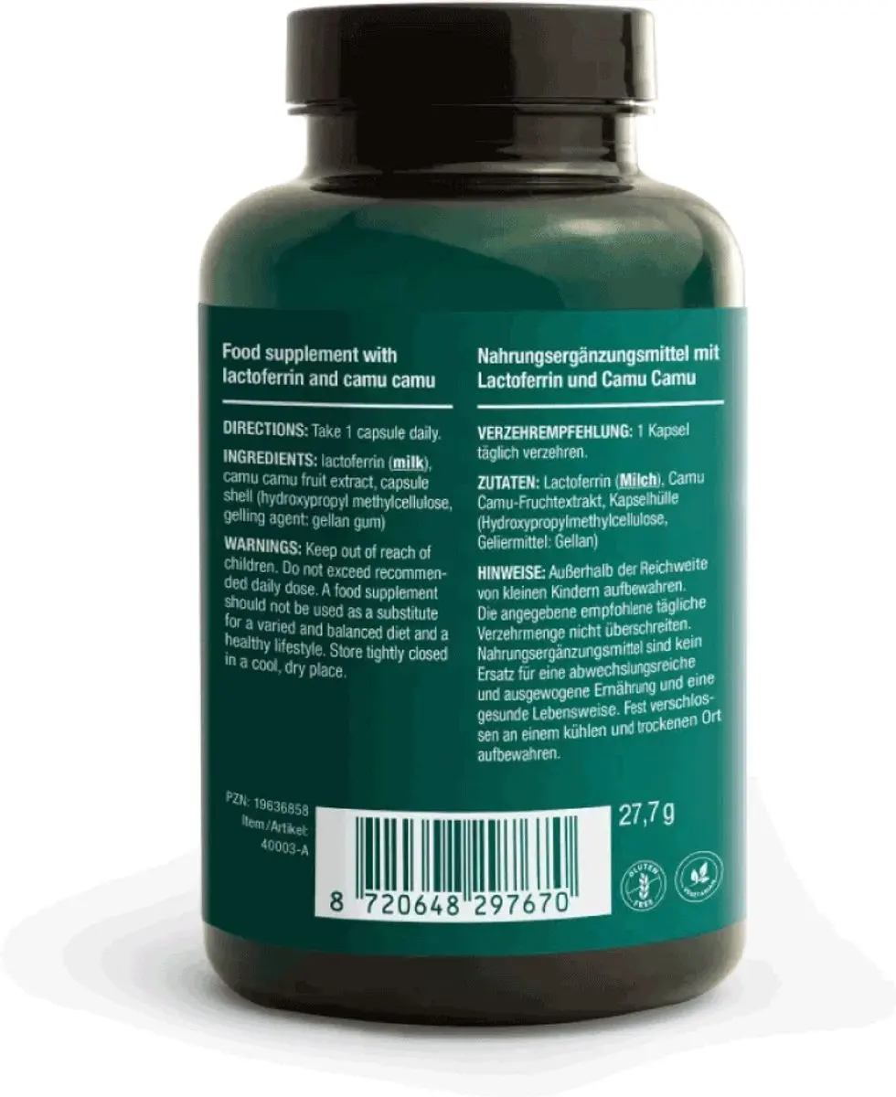 Vitalized Lactoferrine+ 200mg - 60 Capsules