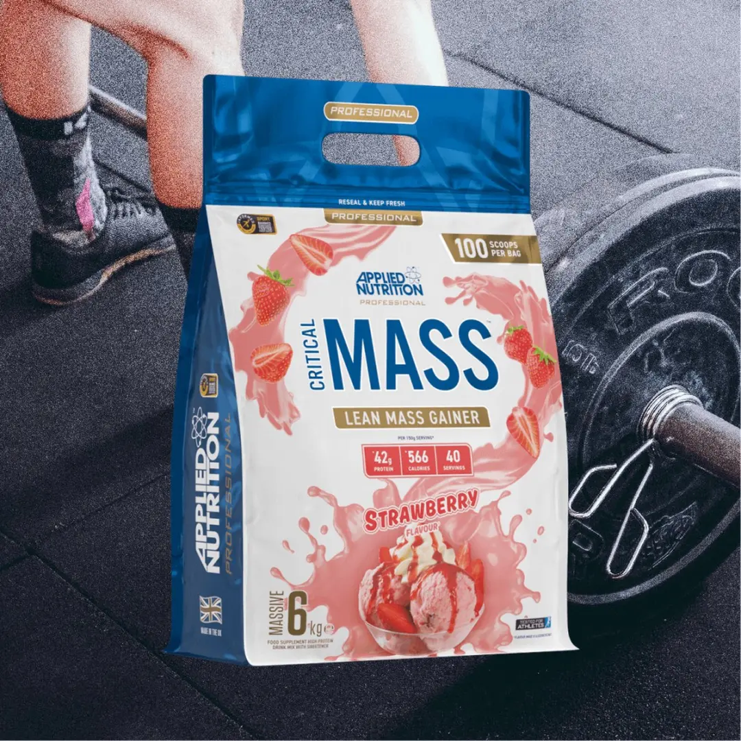 Applied Nutrition Critical Mass Mass Gainer 6000g - Aardbei