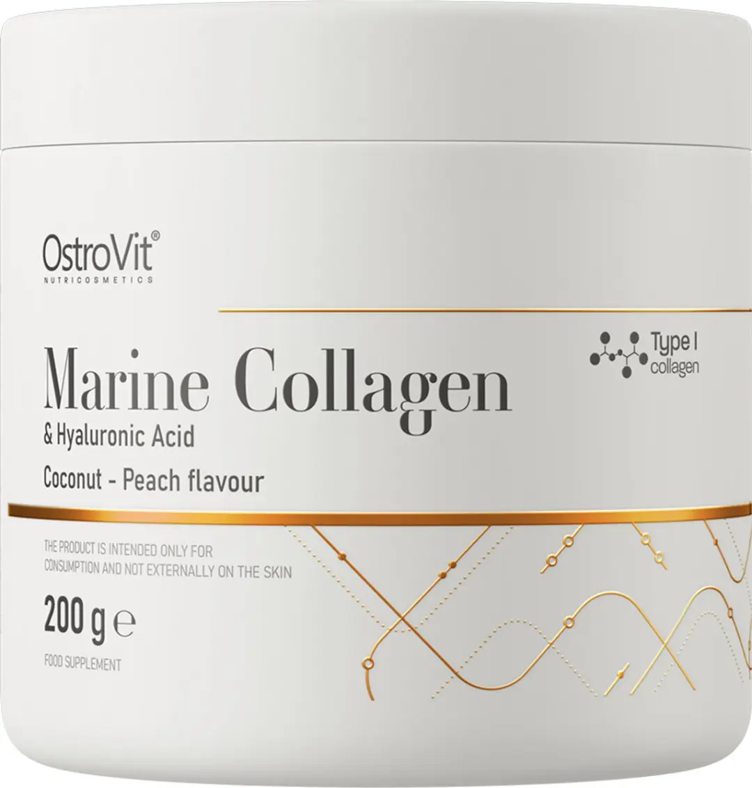 OstroVit Marine Collagen + Hyaluronic Acid 200g