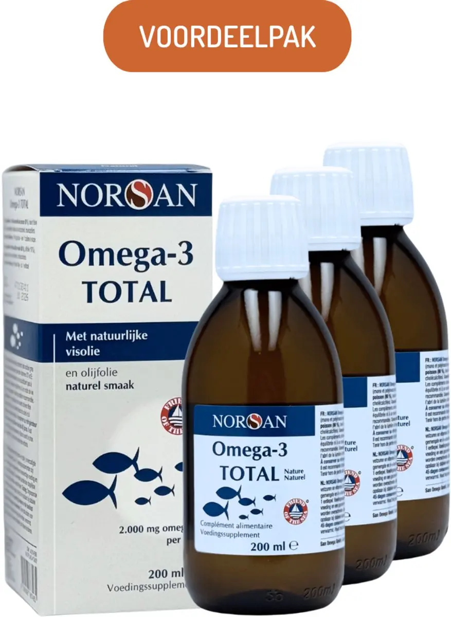 Norsan Omega-3 Total Visolie Voordeelpak