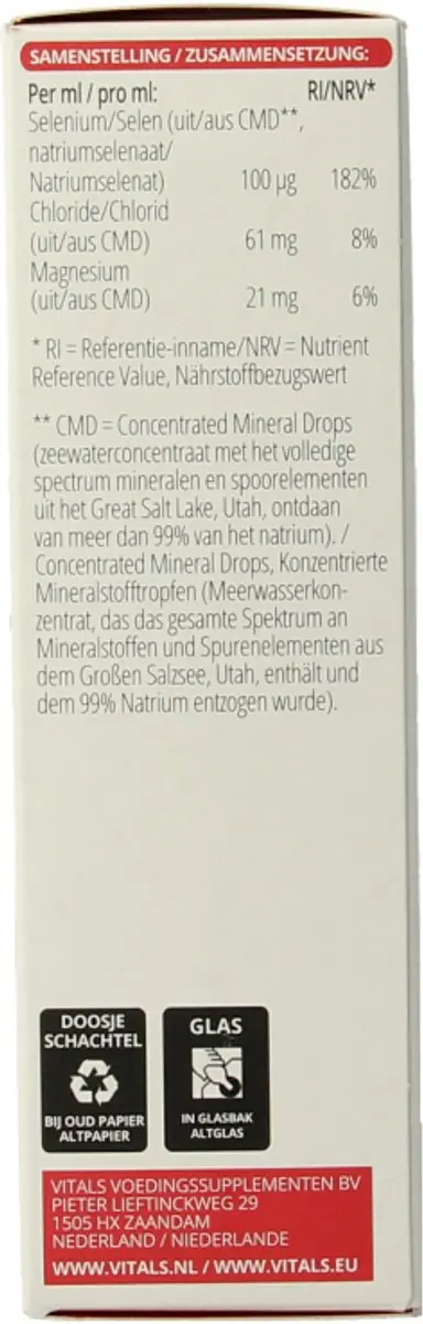 Vitals Elementair Selenium 100 mcg - 60ml