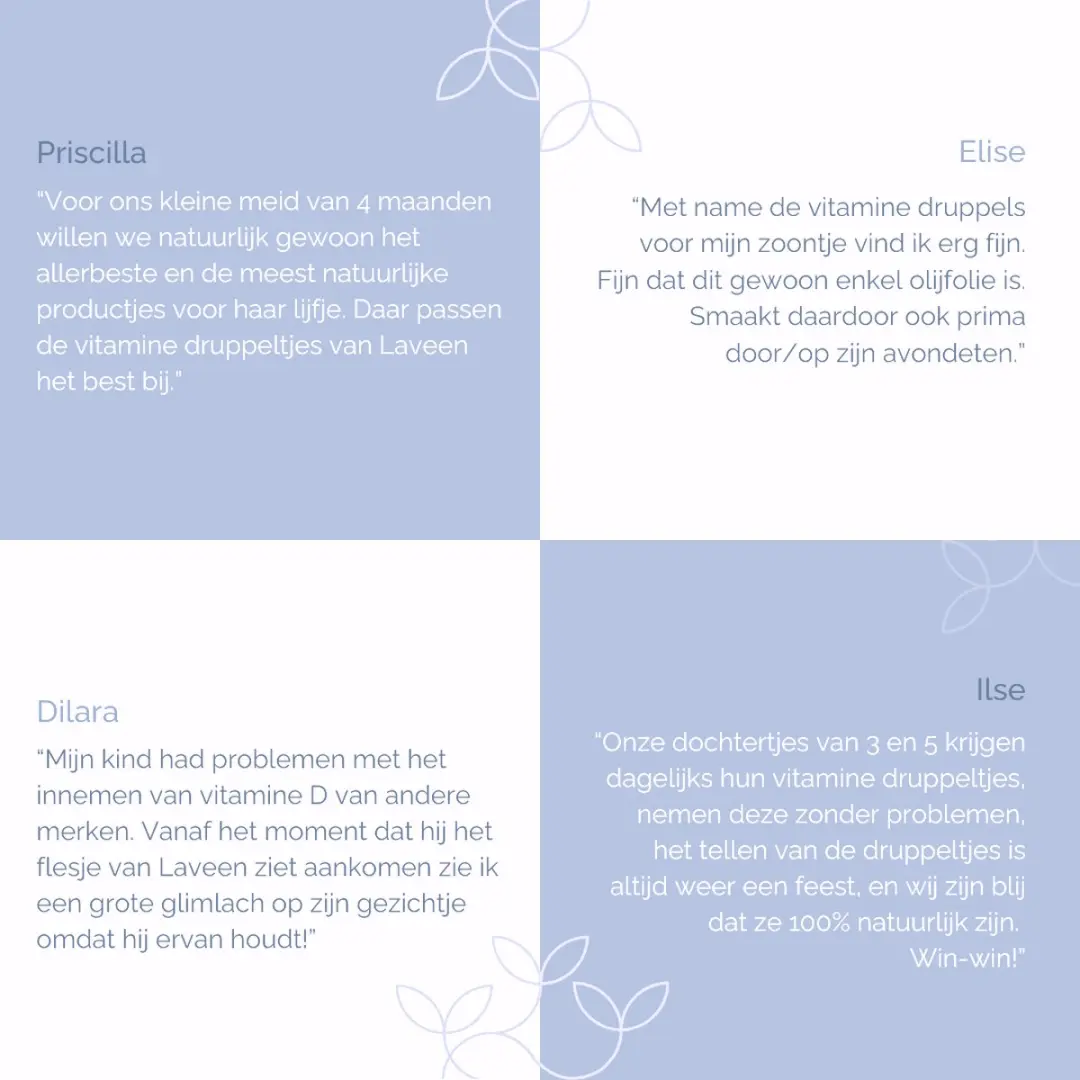 Laveen Vitamine D BIO Druppels 30ml - Suiker- en zoetstofvrij