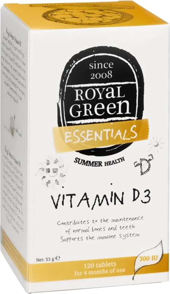 Royal Green Vitamine D3 120 Stuks - 120g
