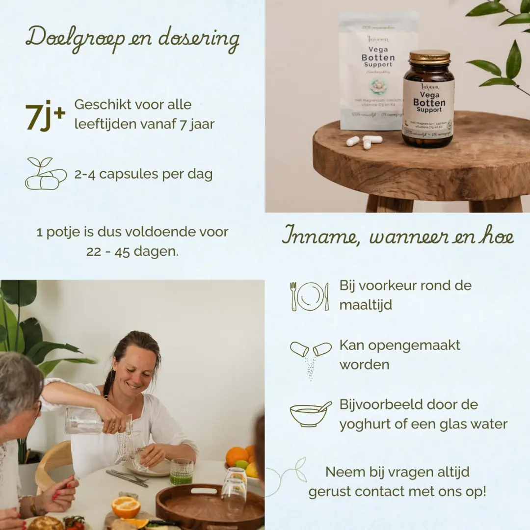 Laveen Vega Botten Support - 60 Capsules - Vegan