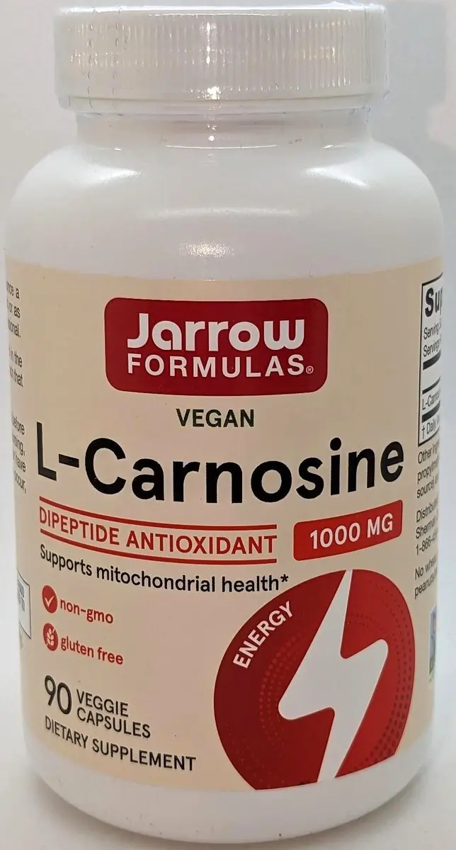 Jarrow Formulas Carnosine 90 Capsules - 500mg