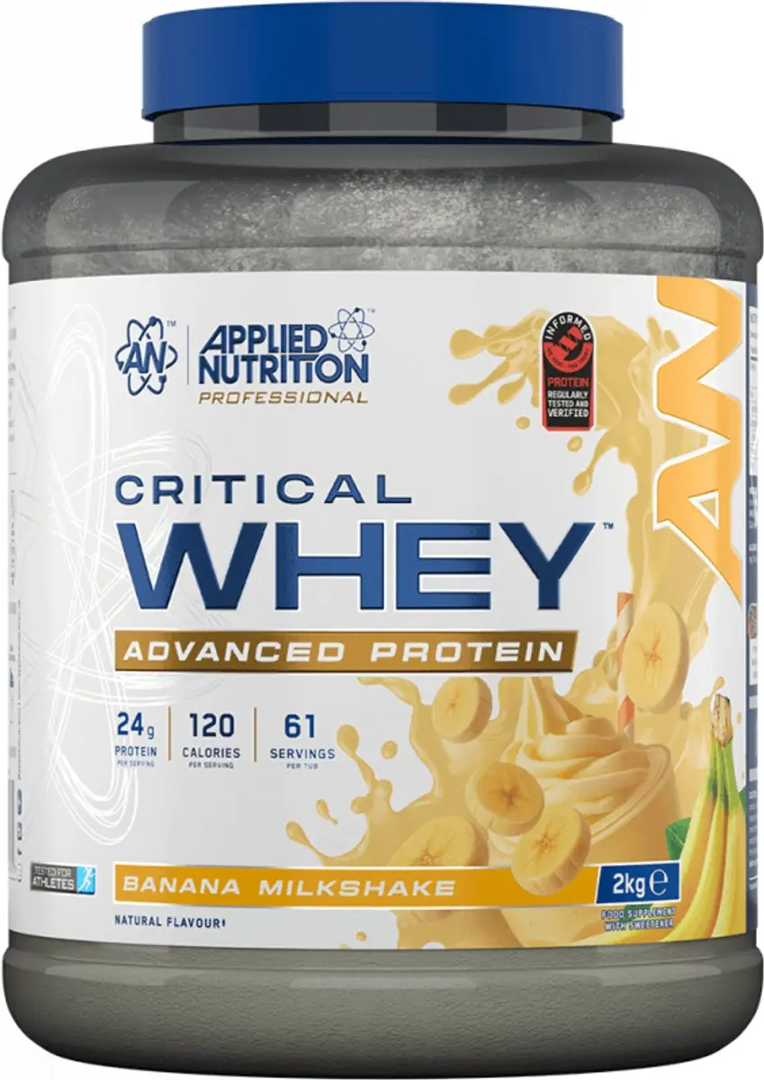 Applied Nutrition Critical Whey Eiwitpoeder 2000g - Banaan